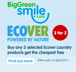 March Ecover promotion at Big Green Smile