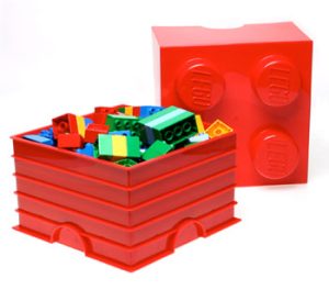 All Up And On: Lego storage bricks